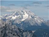 Terza Piccola (2334 m) kralj Dolomitov Antelao je skoraj na dosegu roke